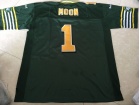 Edmonton Eskimos #1 Warren Moon Green Custom CFL Football Jersey