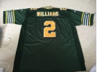 Edmonton Eskimos #2 Bryan Williams Green Custom CFL Football Jersey