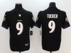 Baltimore Ravens #9 Justin Tucker Black Mens Vapor Untouchable Limited Jersey