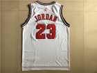 Chicago Bulls #23 Michael Jordan White Basketball Jerseys