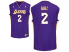 Los Angeles Lakers #2 Lonzo Ball Pueple 2017 NBA Draft Basketball Jerseys