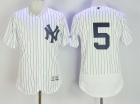 New York Yankees #5 Joe DiMaggio White Flexbase Jersey