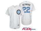 2016 Father's Day Chicago Cubs #22 Jason Heyward White Flex Base Custom Baseball Jersey