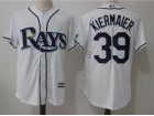 Tampa Bay Rays #39 Kevin Kiermaier White Cool Base Jersey