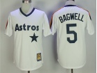 Houston Astros #5 Jeff Bagwell White Throwback Jersey