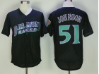 Arizona Diamondbacks #51 Randy Johnson Black Throwback Jersey