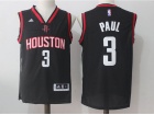 Houston Rockets #3 Chris Paul Black Basketball Jerseys