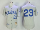 Chicago Cubs #23 Ryne Sandberg Gray 1969 Throwback Jerseys