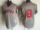 Boston Red Sox #8 Yastrzemsk Grey Throwback Jersey