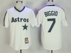 Houston Astros #7 Craig Biggio White Throwback Jersey