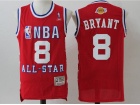 Los Angeles Lakers #8 Kobe Bryant Red All Star Jerseys