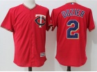 Minnesota Twins #2 Brian Dozier Red Cool Base Stitched Baseball Jerseys