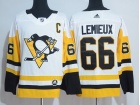 2017 New Pittsburgh Penguins #66 Mario Lemieux White Hockey Jersey