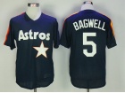 Houston Astros #5 Jeff Bagwell Blue BP Throwback Jersey