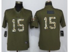 Women Cincinnati Bengals #15 John Ross Green Salute To Service Limited Jersey