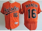 Baltimore Orioles #16 Trey Mancini Orange Flexbase Jerseys