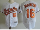 Baltimore Orioles #16 Trey Mancini White Flexbase Baseball Jerseys