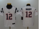 New England Patriots #12 Tom Brady White Youth Vapor Untouchable Limited Jersey