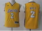 Los Angeles Lakers #2 Lonzo Ball Yellow Youth Basketball Jersey