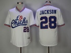 Memphis Chicks #28 Bo Jackson White Movie Baseball Jersey