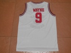 Hillman College #9 Dwayne Wayne White Movie Basketball Jersey