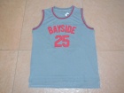 Bayside Tigers #25 Zack Morris Gray Movie Basketball Jersey