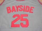 Bayside Tigers #25 Zack Morris Gray Movie Basketball Jersey