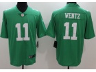 Philadelphia Eagles #11 Carson Wentz Green Men's Vapor Untouchable Limited Jersey