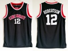 Cincinnati University #12 Oscar Robertson Black Stitched Basketball Jersey