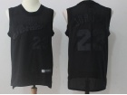 Chicago Bulls #23 Michael Jordan All Black Stitched Basketball Jerseys