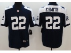 Dallas Cowboys #22 E.smith Blue Thankgiving Men's Vapor Untouchable Limited Jersey