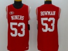 San Francisco 49ers #53 NaVorro Bowman Red NFL Limited Tank Top Jersey