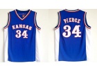 Kansas Jayhawks #34 Paul Pierce Blue College Basketball Jersey