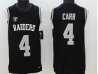 Oakland Raiders #4 Derek Carr Black NFL Limited Tank Top Jersey