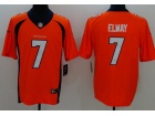 Denver Broncos #7 John Elway Orange Mens Vapor Untouchable Limited Jersey