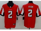 Atlanta Falcons #2 Matt Ryan Red Mens Vapor Untouchable Limited Jersey