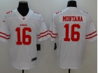 San Francisco 49ers #16 Joe Montana White Men's Vapor Untouchable Limited Jersey