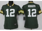 Women Green Bay Packers #12 Aaron Rodgers Green Vapor Untouchable Jersey