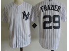 New York Yankees #29 Todd Frazier White Cool Base Jersey