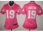 Dallas Cowboys #19 Miles Austin Pink Women Jersey