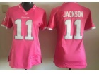 Washington Redskins #11 Desean Jackson Pink Women Jersey