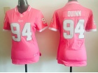 St.Louis Rams #94 Robert Quinn Pink Women Jersey