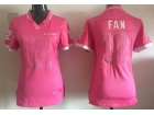 Seattle Seahawks #12 Fan Pink Women Jersey