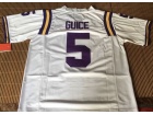 LSU Tigers #5 Derrius Guice White College Football Limited Jersey