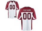 Men's Arizona Cardinals Nike Cardinal Custom Game Jersey White