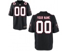 Men's Atlanta Falcons Nike Black Custom Game Jersey