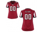 Women's Atlanta Falcons Nike Red Custom Game Jersey