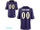 Nike Youth Baltimore Ravens Purple Customized Game Jersey