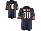 Men's Chicago Bears Nike Navy Custom Game Jersey