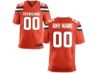 Men's Cleveland Browns Nike Orange Custom Elite Jersey